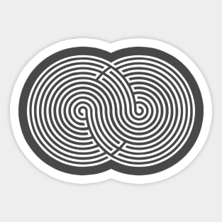 Spiral. Sticker